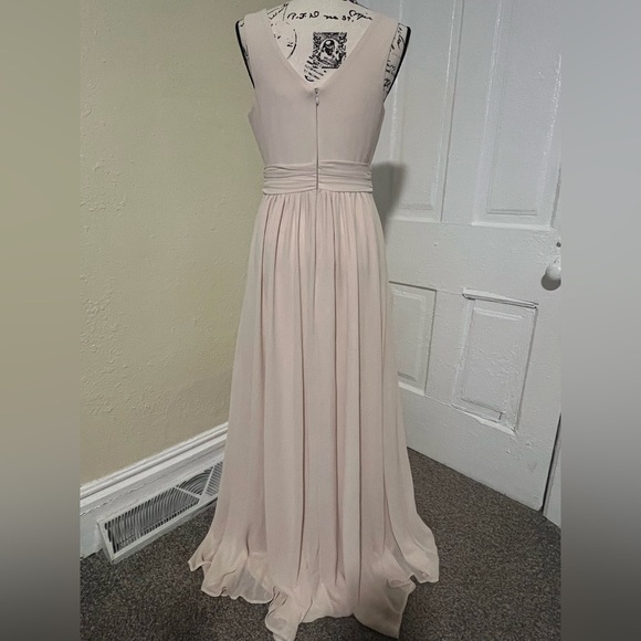 Lulu's  Thoughts of Hue Gardenia Surplice Maxi Dress - Picture 4 of 8